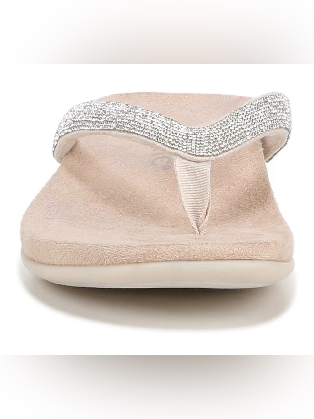 Vionic Women's Dillon with Silver Rhinestone Embellished Straps.